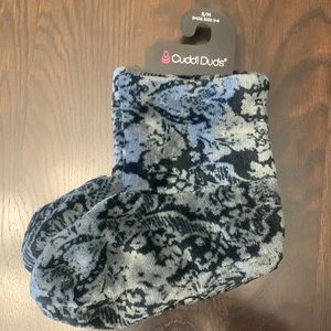 Cuddl Duds Abstract Women’s Bootie Slippers